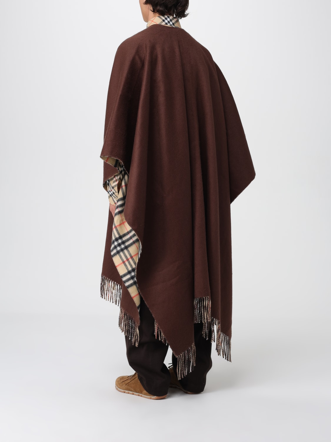 BURBERRY 大衣: 大衣 男士 Burberry, 棕色 - Img 3