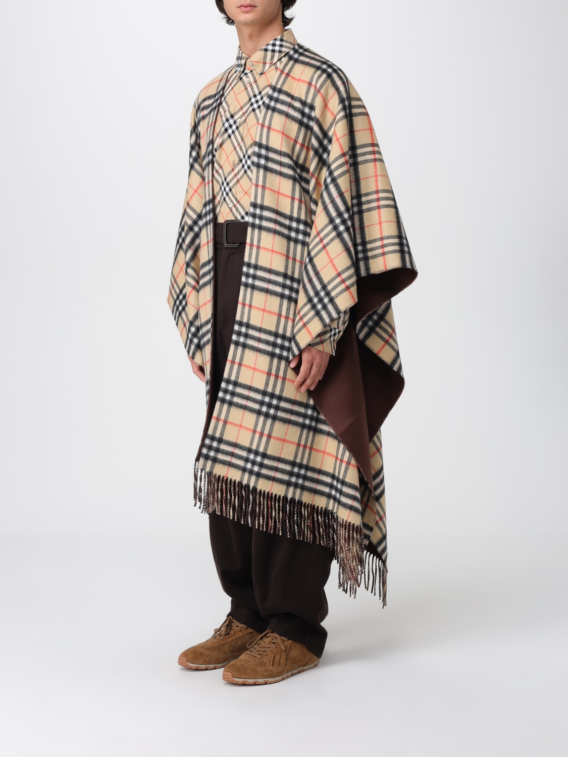 BURBERRY 大衣: 大衣 男士 Burberry, 棕色 - Img 4