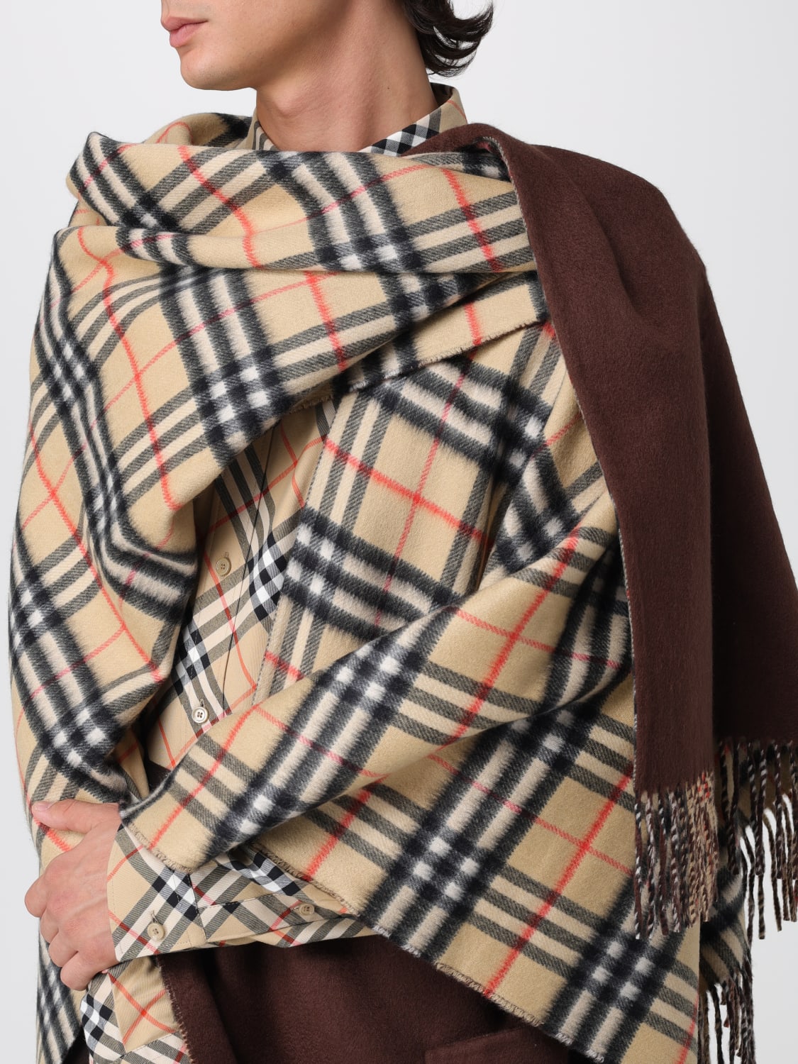 BURBERRY 大衣: 大衣 男士 Burberry, 棕色 - Img 5