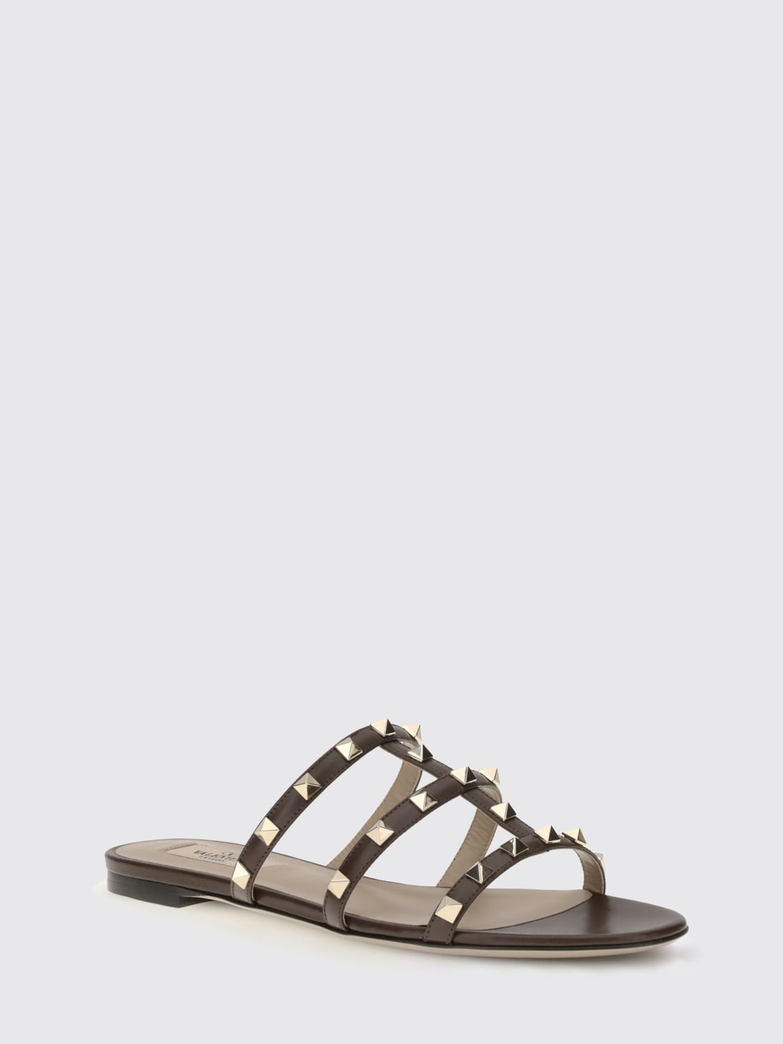 VALENTINO GARAVANI HEELED SANDAL: Shoes woman Valentino Garavani, Brown - Img 2