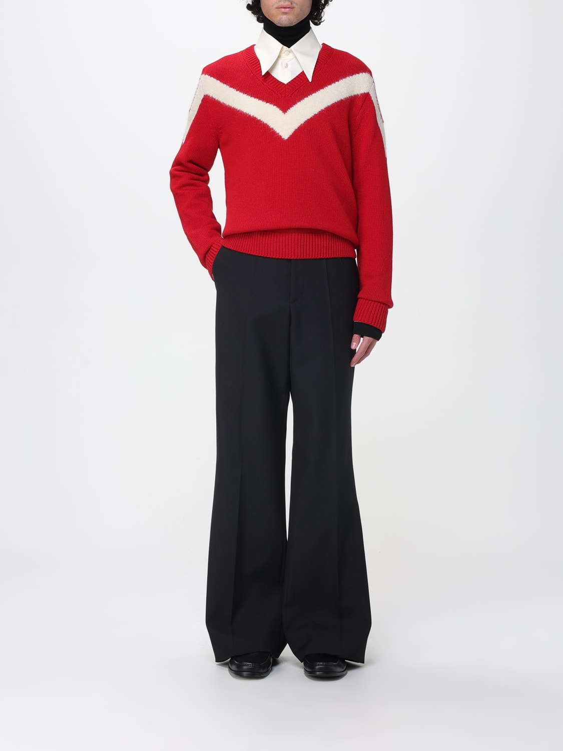 VALENTINO SWEATER: Sweater men Valentino, Ivory - Img 2