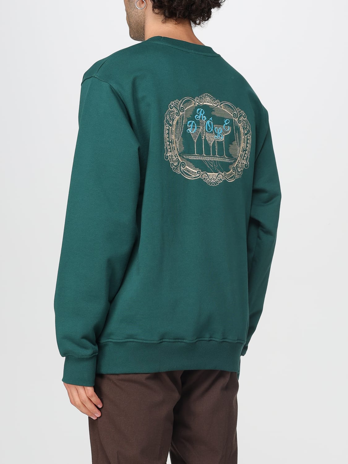 DRÔLE DE MONSIEUR SWEATSHIRT: Pull homme Drôle De Monsieur, Vert - Img 2