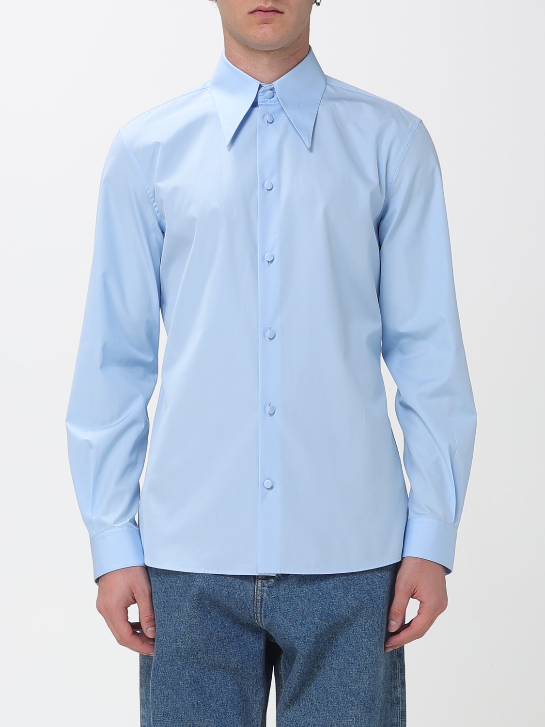 VALENTINO SHIRT: Shirt men Valentino, Blue - Img 1