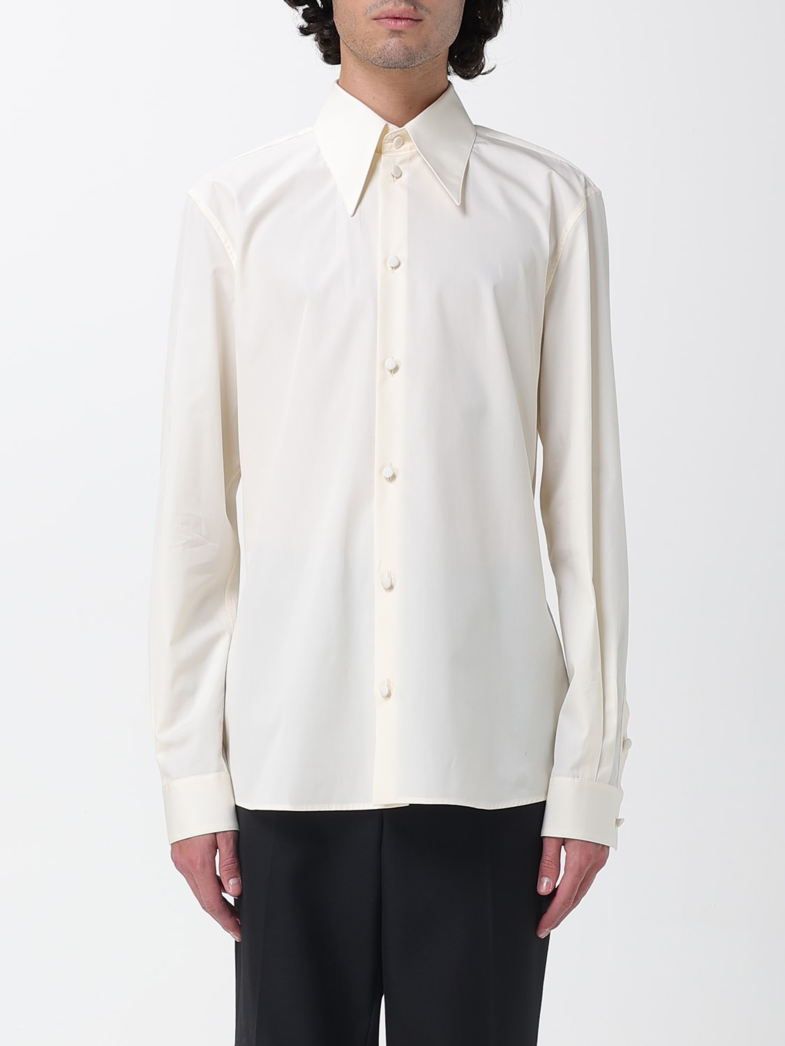 VALENTINO SHIRT: Shirt men Valentino, Ivory - Img 1