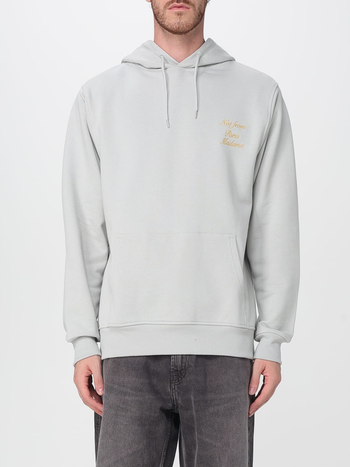 DRÔLE DE MONSIEUR SUDADERA: Jersey hombre Drôle De Monsieur, Gris - Img 1