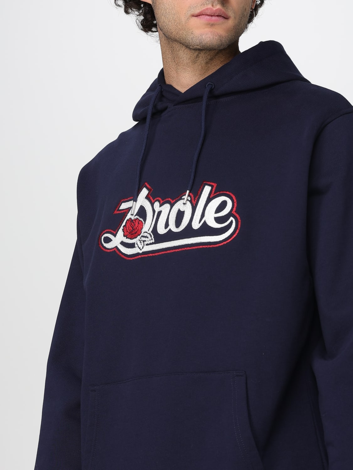 DRÔLE DE MONSIEUR SWEATSHIRT: Pullover herren Drôle De Monsieur, Blau - Img 3