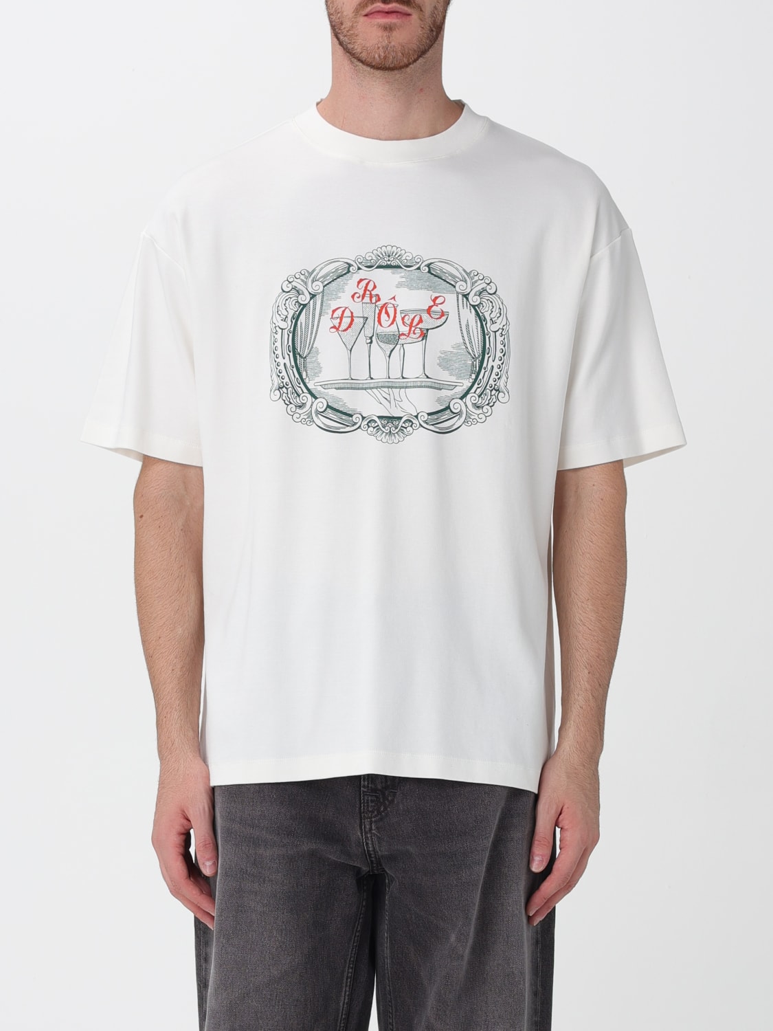 DRÔLE DE MONSIEUR T-SHIRT: T-shirt herren Drôle De Monsieur, Weiß - Img 1