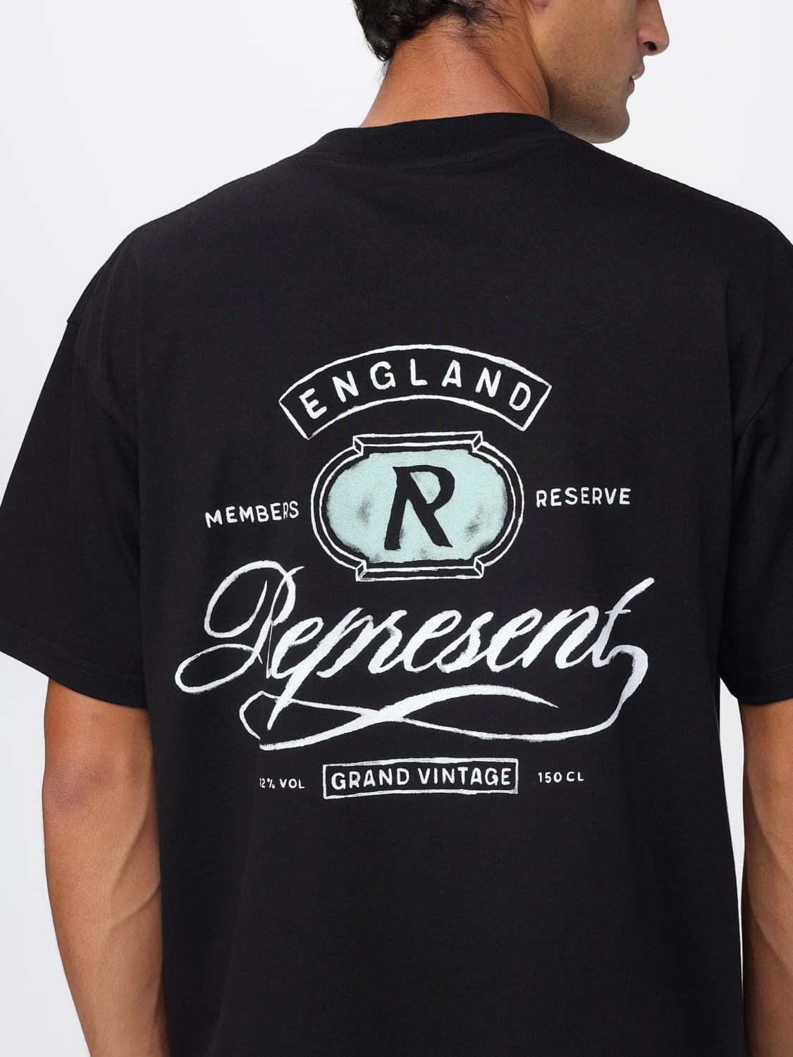 REPRESENT T-SHIRT: T-shirt men Represent, Black - Img 3