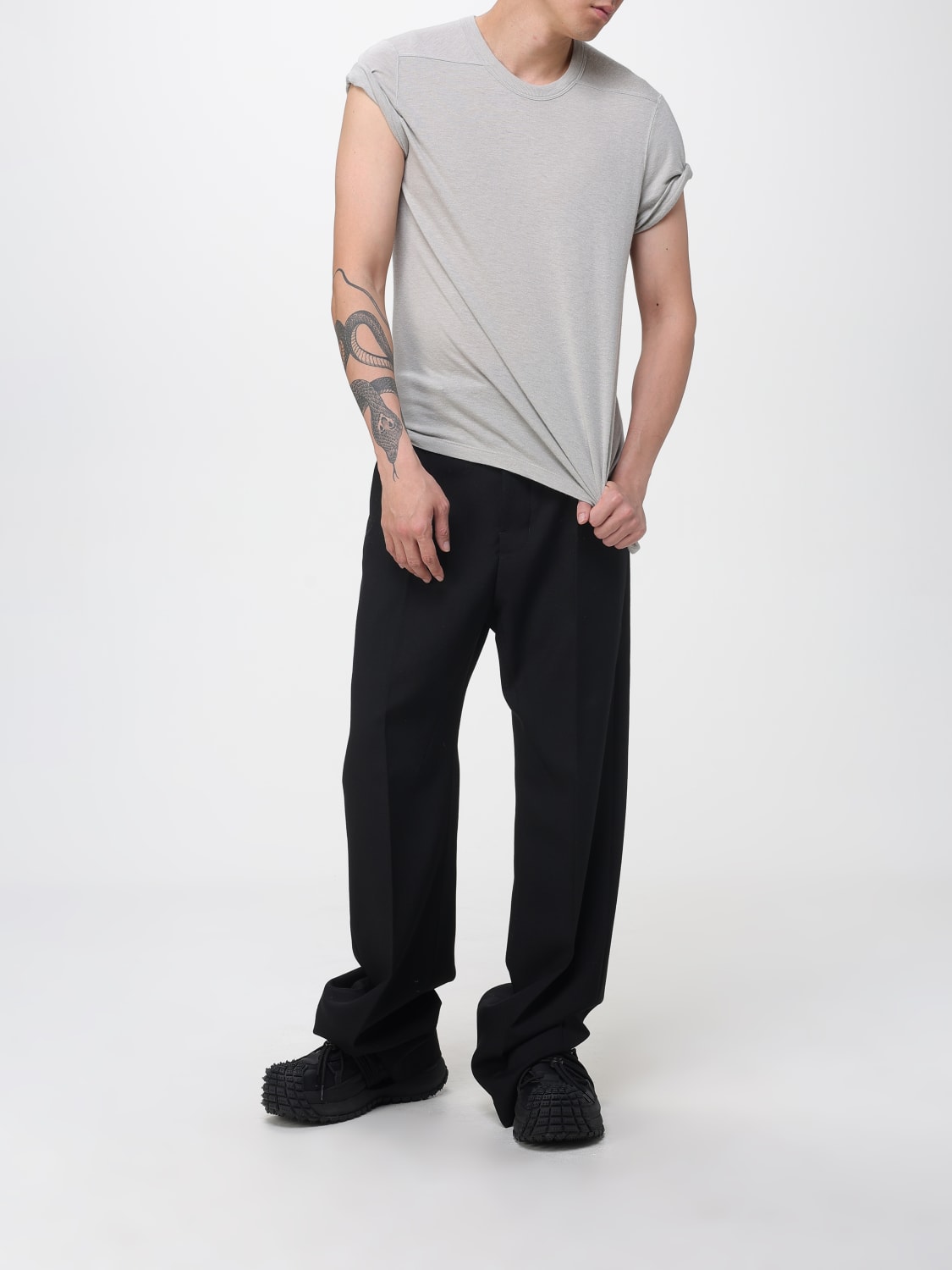 RICK OWENS パンツ: パンツ メンズ Rick Owens, ブラック - Img 2