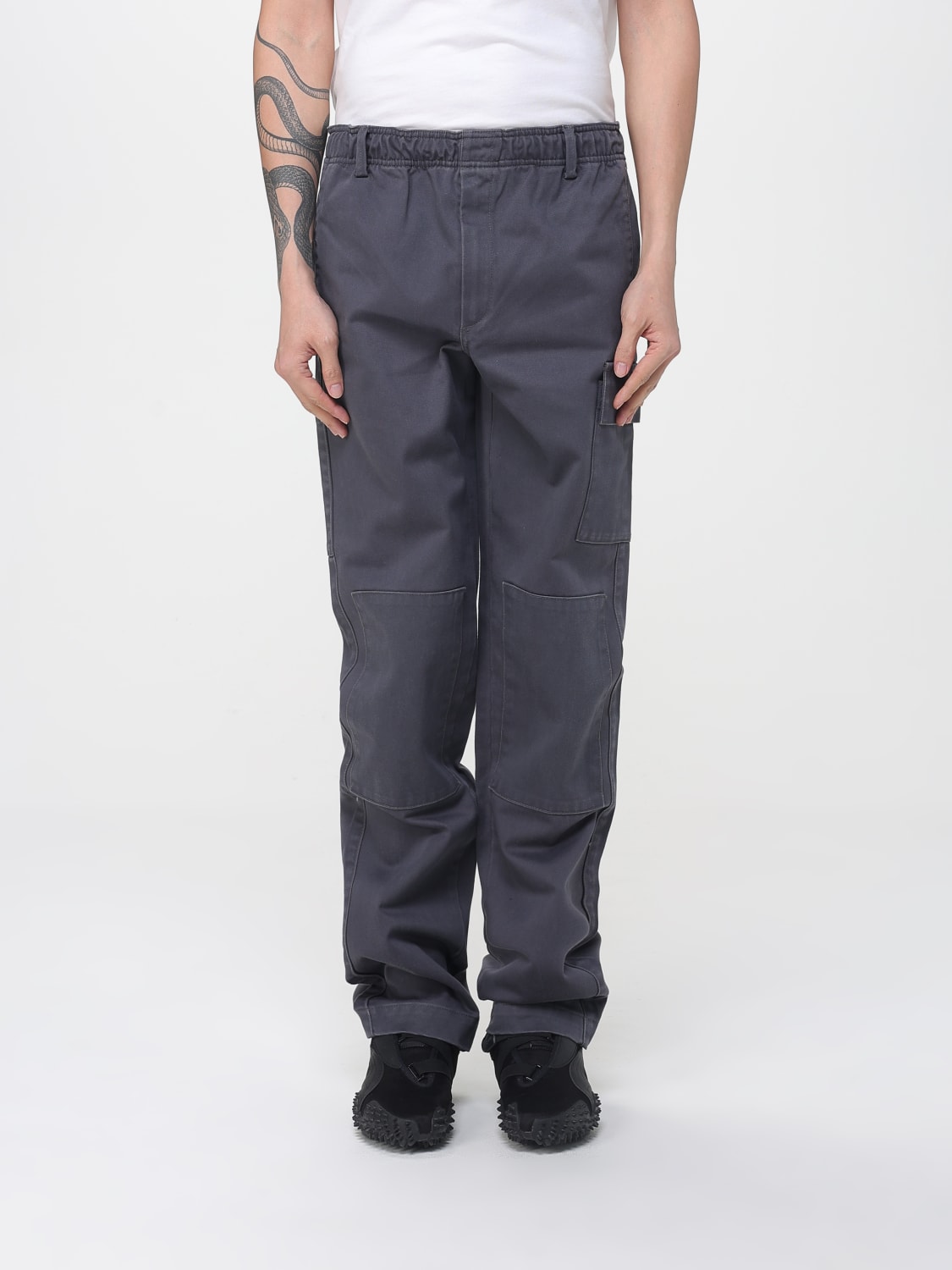GR10K PANTS: Pants men Gr10k, Grey - Img 1