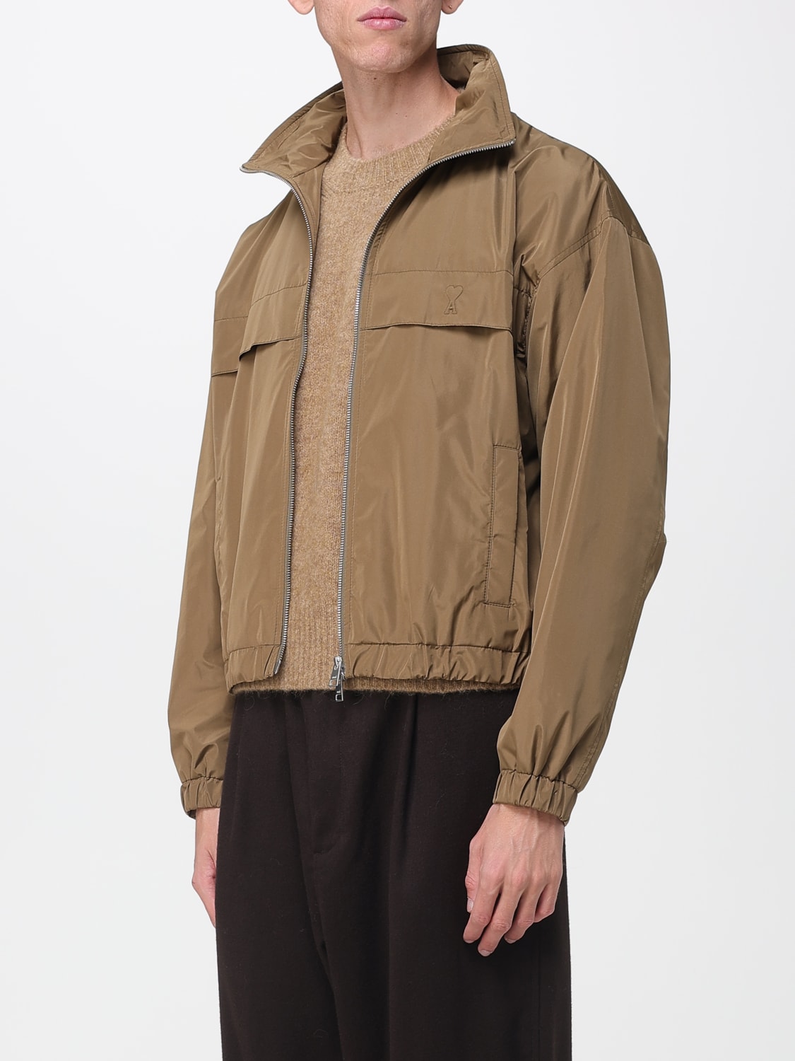 AMI PARIS JACKET: Jacket men Ami Paris, Brown - Img 4