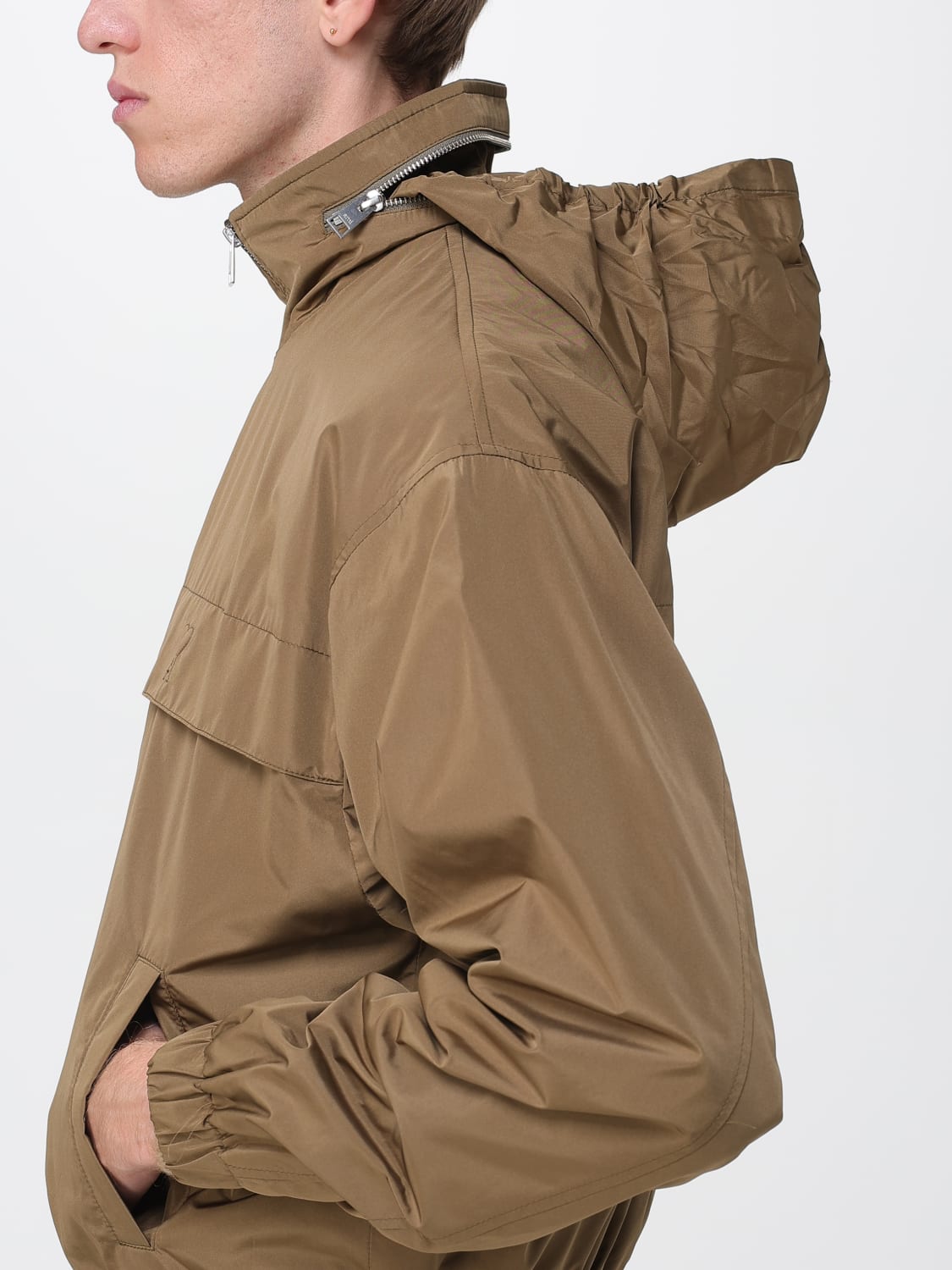 AMI PARIS JACKET: Jacket men Ami Paris, Brown - Img 5