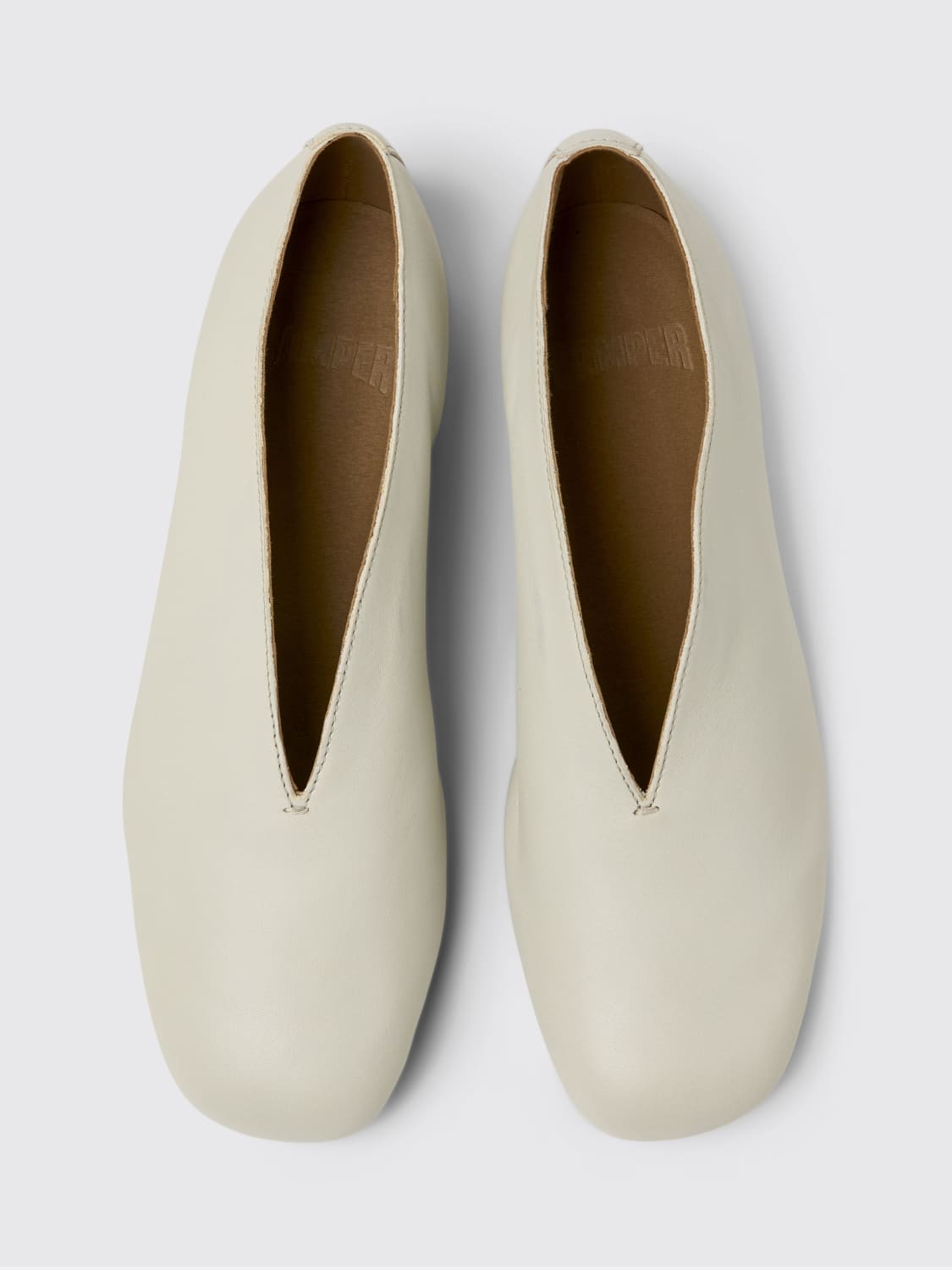 CAMPER MANOLETINAS: Zapatos mujer Camper, Beige - Img 4