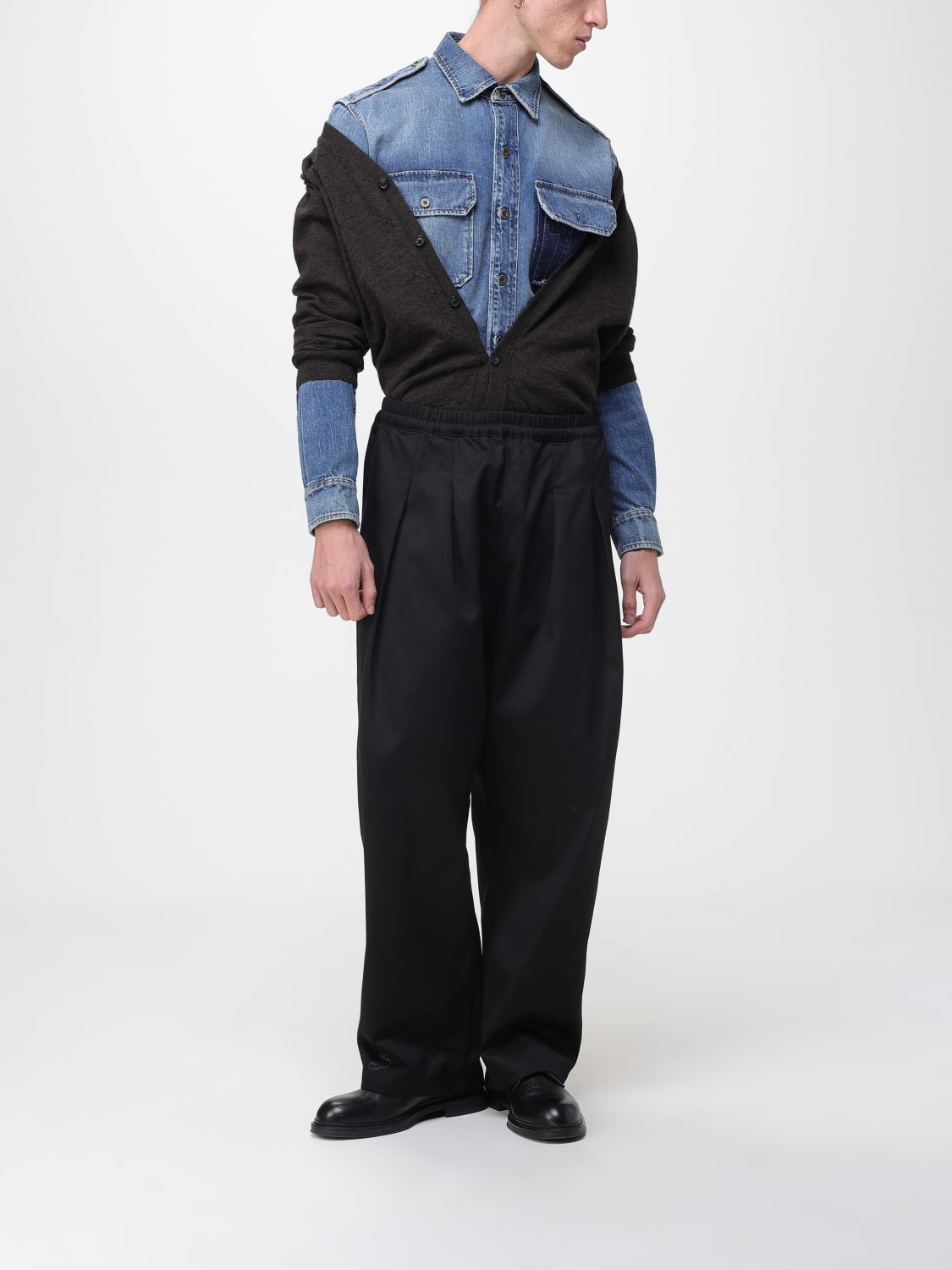 MAISON MARGIELA PANTS: Pants men Maison Margiela, Black - Img 2