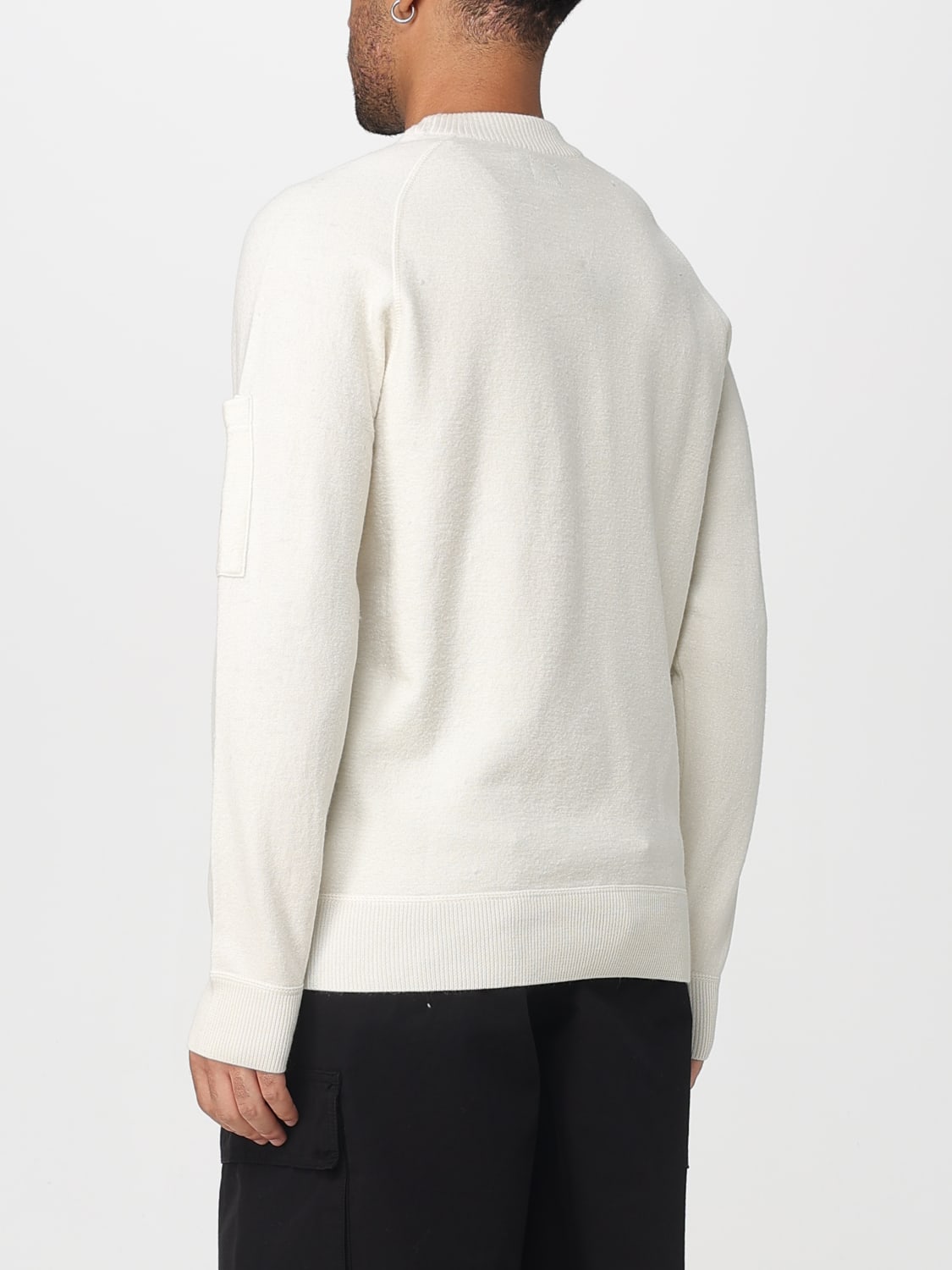 C.P. COMPANY SWEATER: Sweater men C.P. Company, Yellow Cream - Img 2
