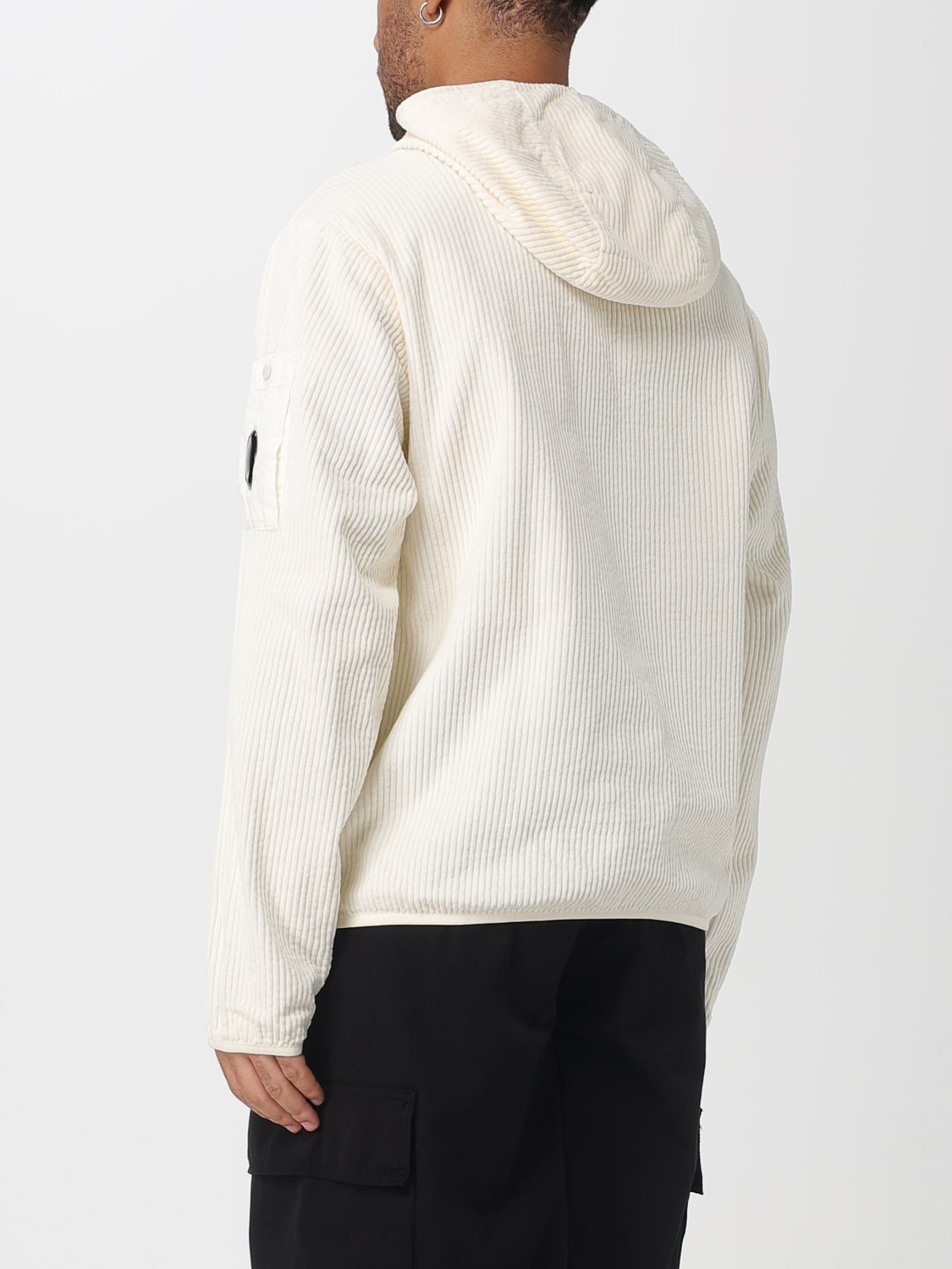 C.P. COMPANY SWEATSHIRT: Pullover herren C.P. Company, Yellow Cream - Img 2