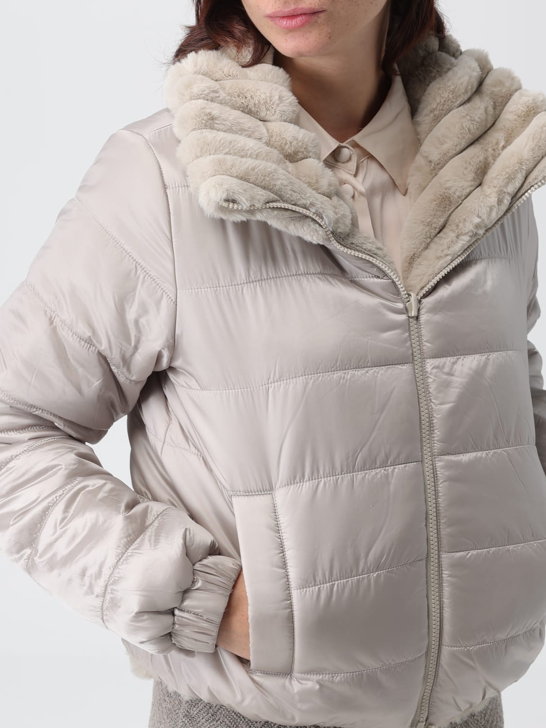 SAVE THE DUCK VESTE: Veste femme Save The Duck, Ivoir - Img 4