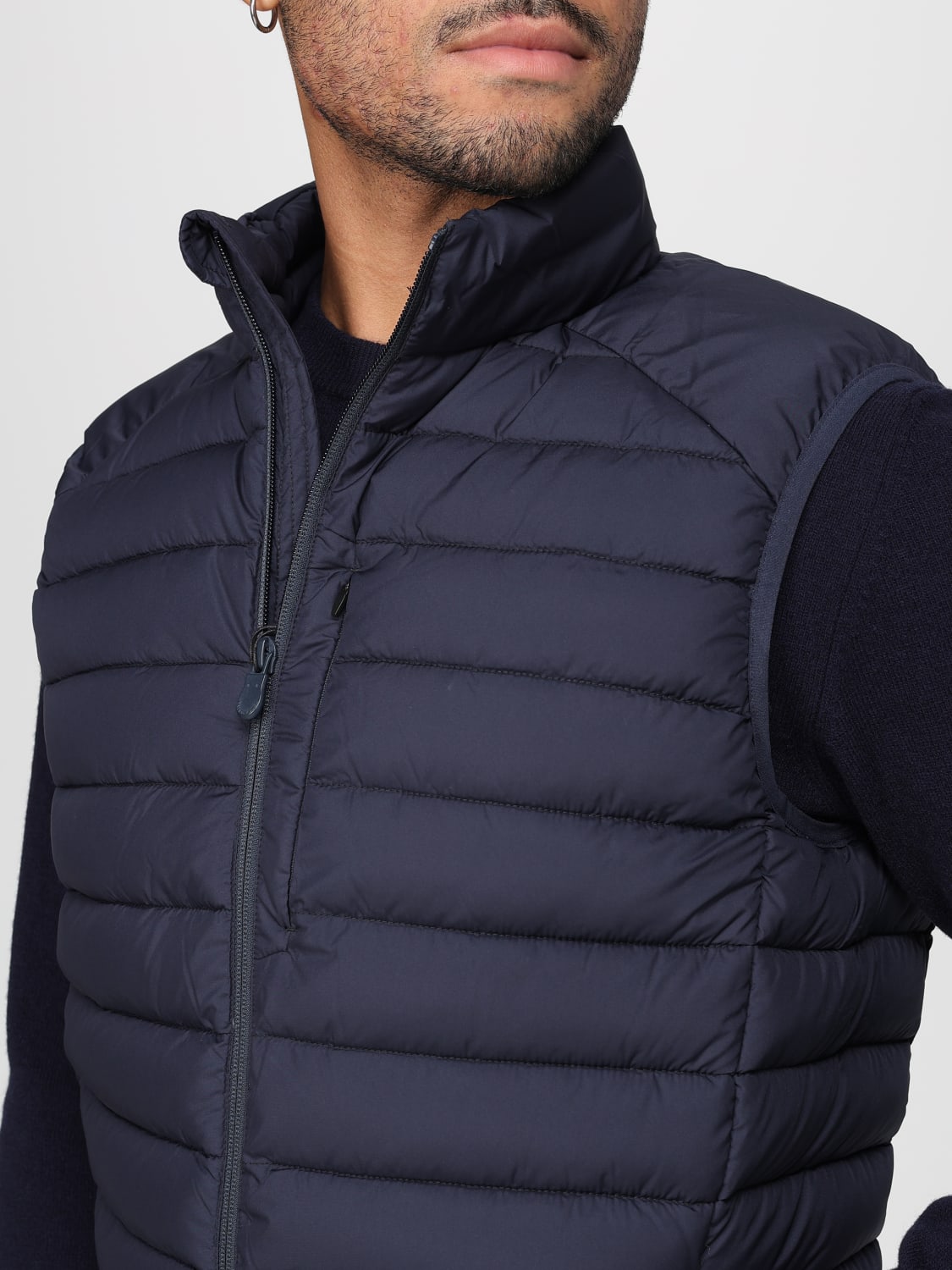 SAVE THE DUCK 西装马甲: 外套 男士 Save The Duck, 蓝色 - Img 4