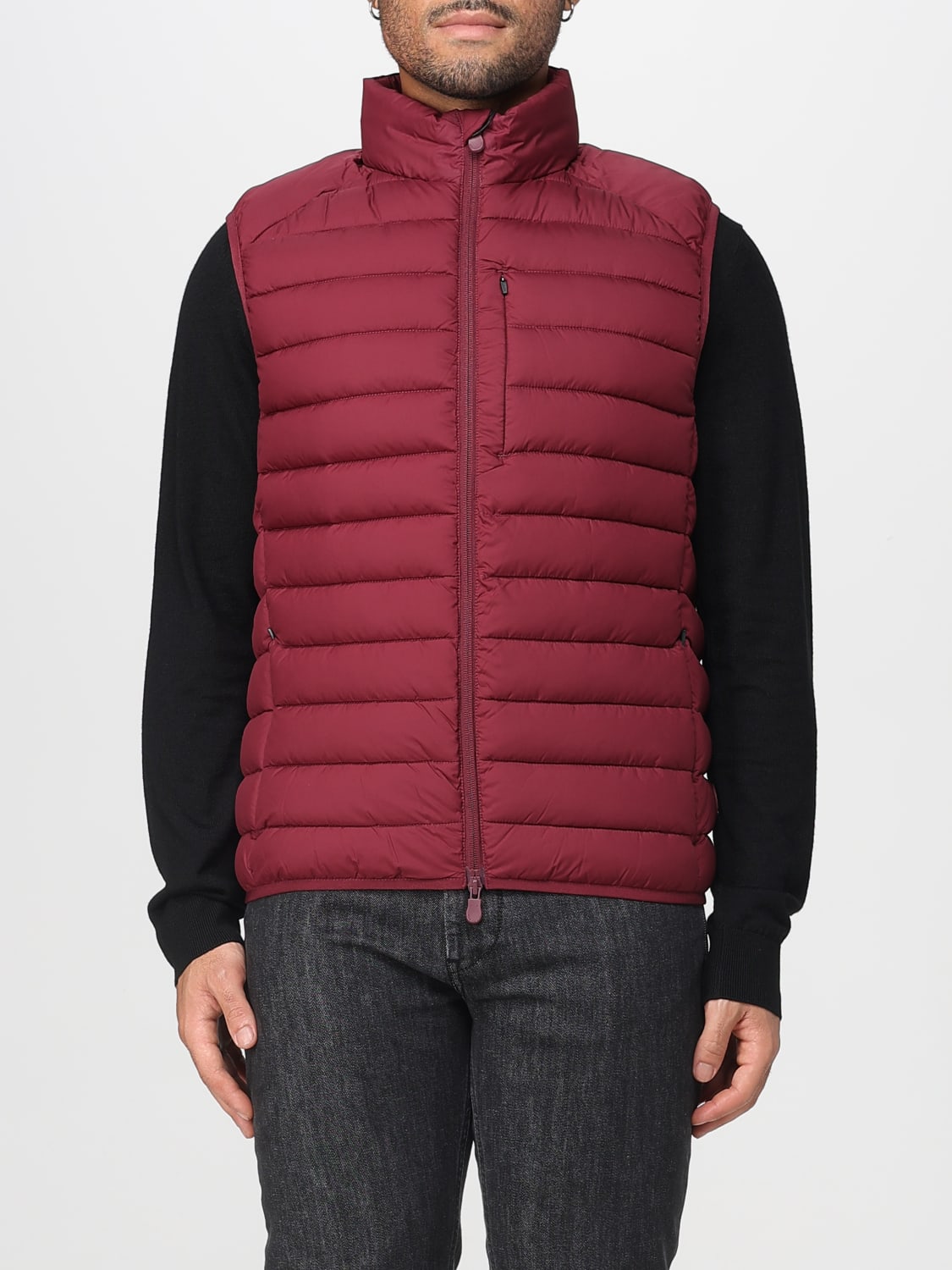 SAVE THE DUCK WESTE: Jacke herren Save The Duck, Burgunderrot - Img 1