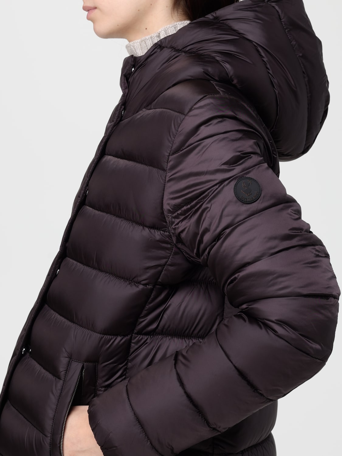 SAVE THE DUCK CHAQUETA: Chaqueta mujer Save The Duck, Marrón - Img 4