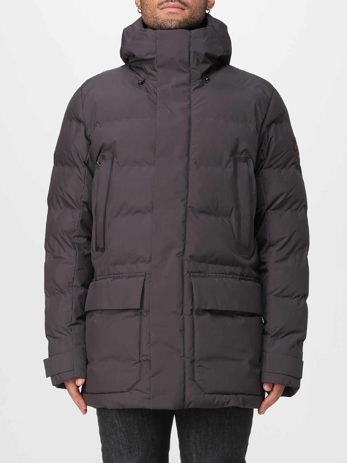 SAVE THE DUCK 外套: 外套 男士 Save The Duck, 棕色 - Img 1