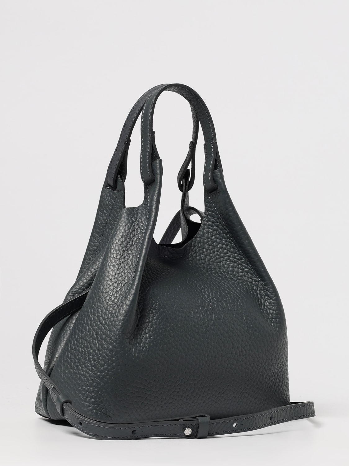 GIANNI CHIARINI SCHULTERTASCHE: Handtasche damen Gianni Chiarini Club Marcella, Grau - Img 2