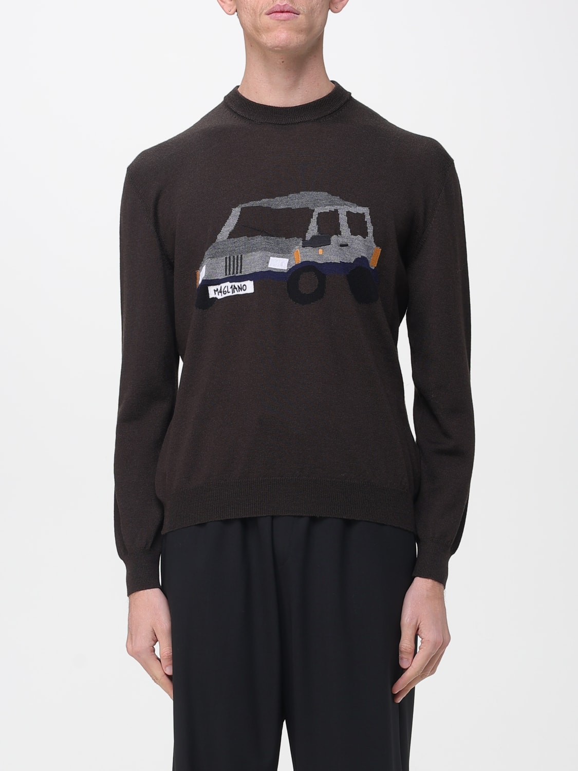 MAGLIANO 스웨터: 스웨터 남성 Magliano, 브라운 - Img 1