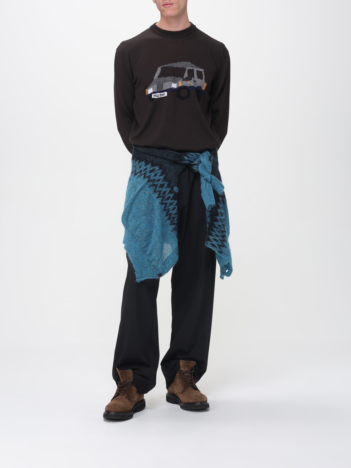 MAGLIANO SWEATER: Sweater men Magliano, Blue - Img 2