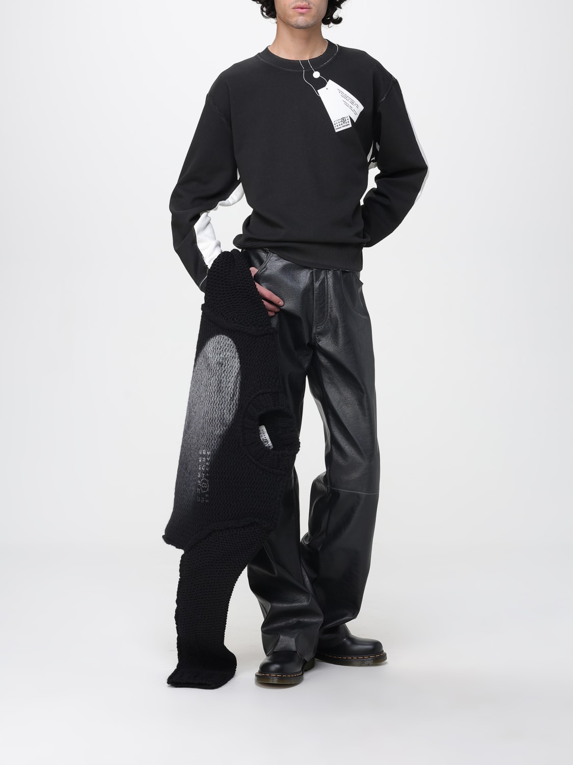 MM6 MAISON MARGIELA SWEATSHIRT: Sweater men Mm6 Maison Margiela, White - Img 2