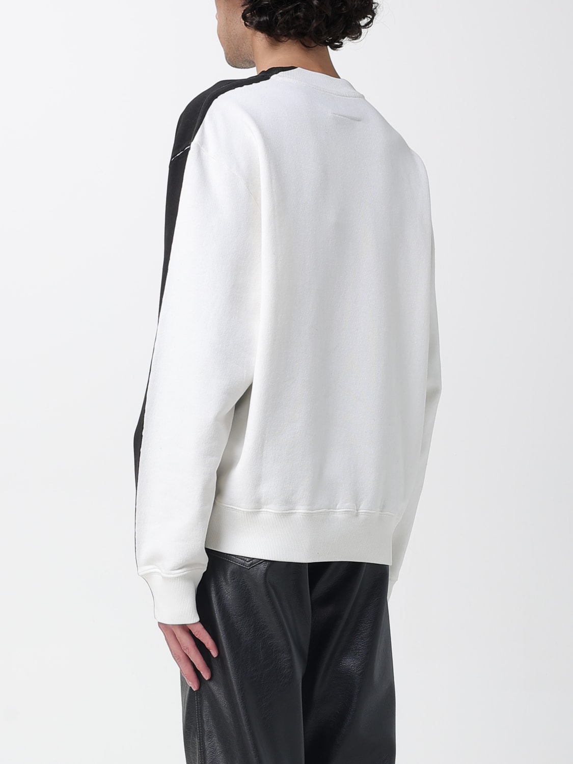 MM6 MAISON MARGIELA SWEATSHIRT: Sweater men Mm6 Maison Margiela, White - Img 3