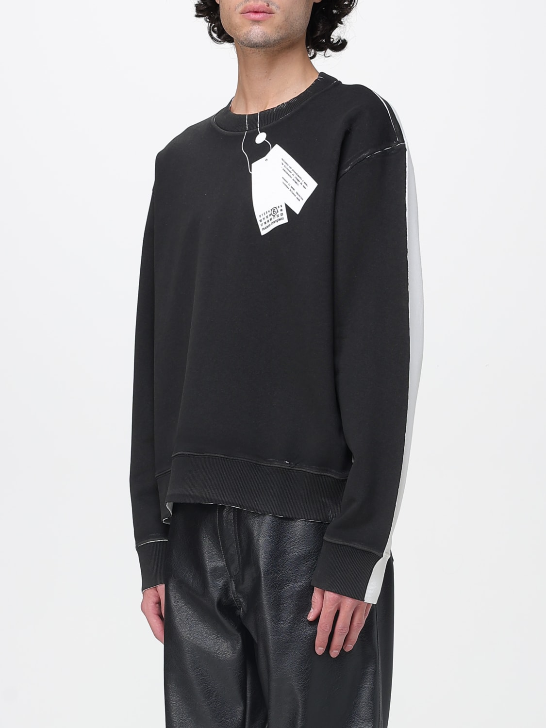 MM6 MAISON MARGIELA SWEATSHIRT: Sweater men Mm6 Maison Margiela, White - Img 4