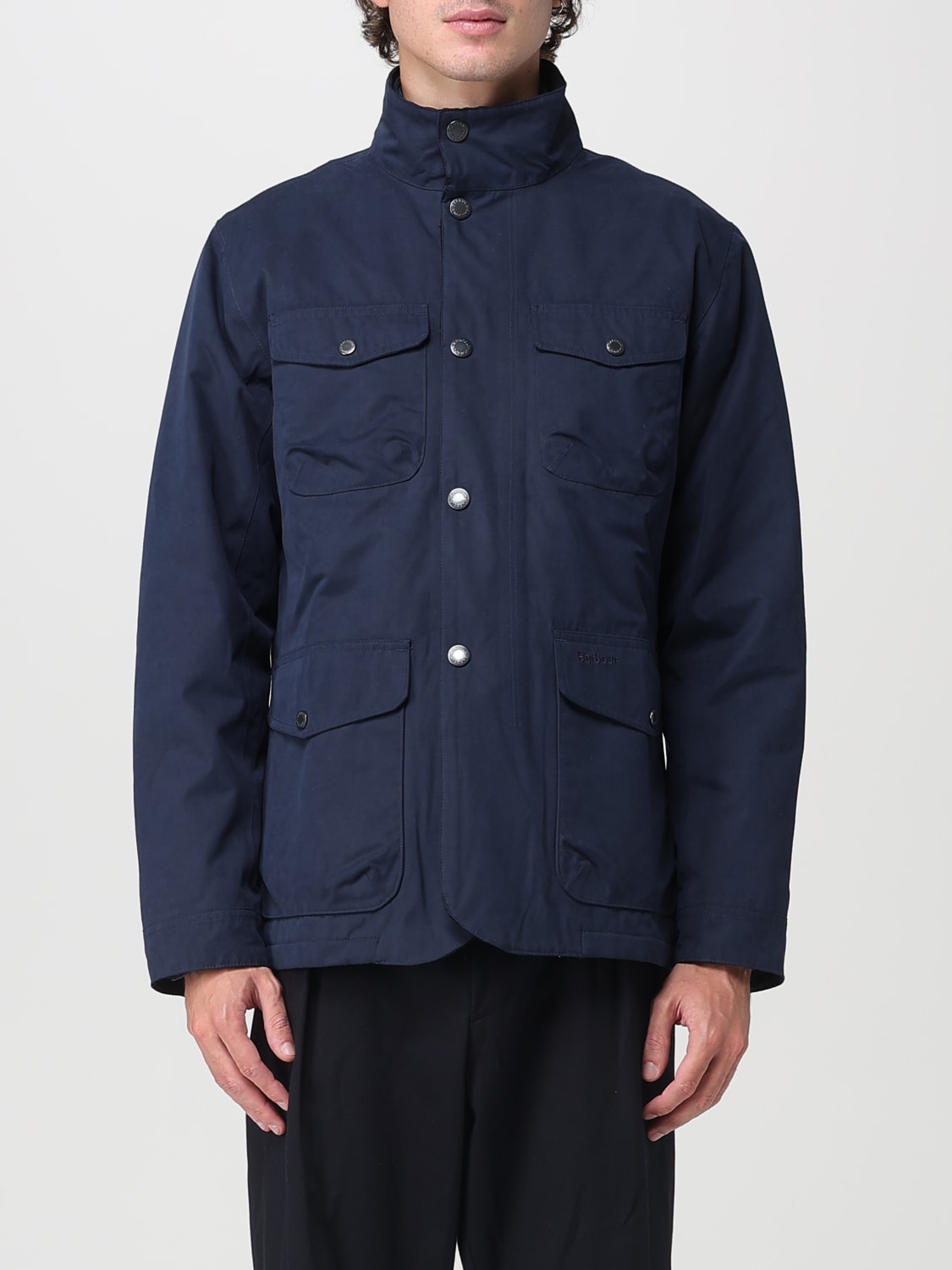BARBOUR COAT: Jacket men Barbour, Blue - Img 1
