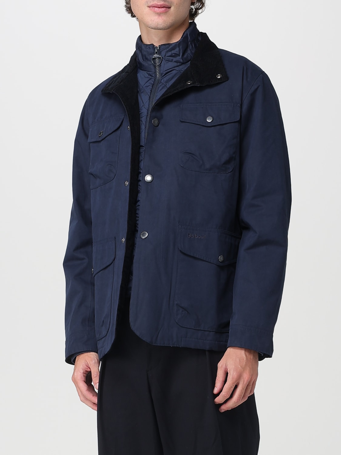 BARBOUR COAT: Jacket men Barbour, Blue - Img 3