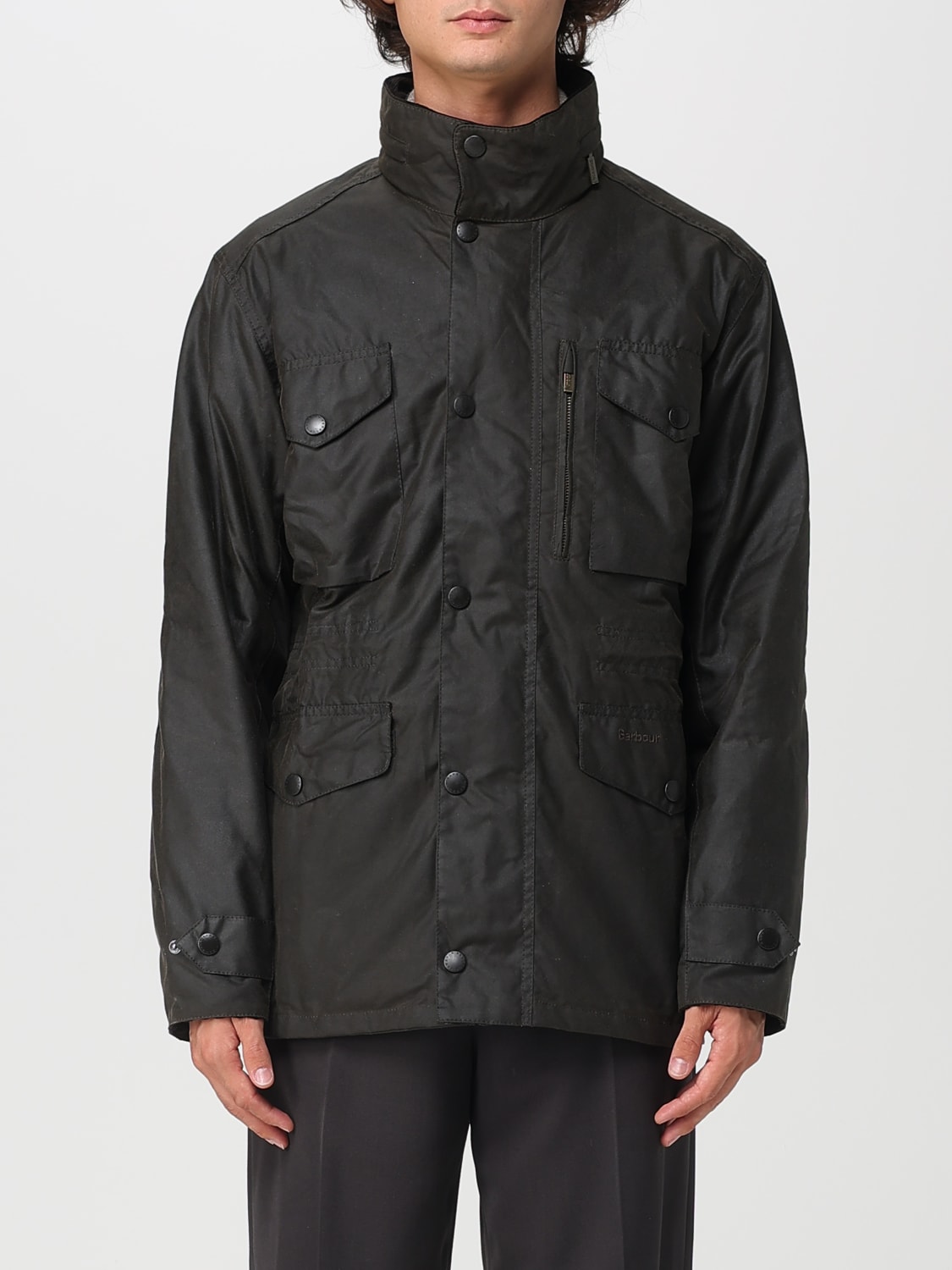 BARBOUR JACKET: Jacket men Barbour, Olive - Img 1