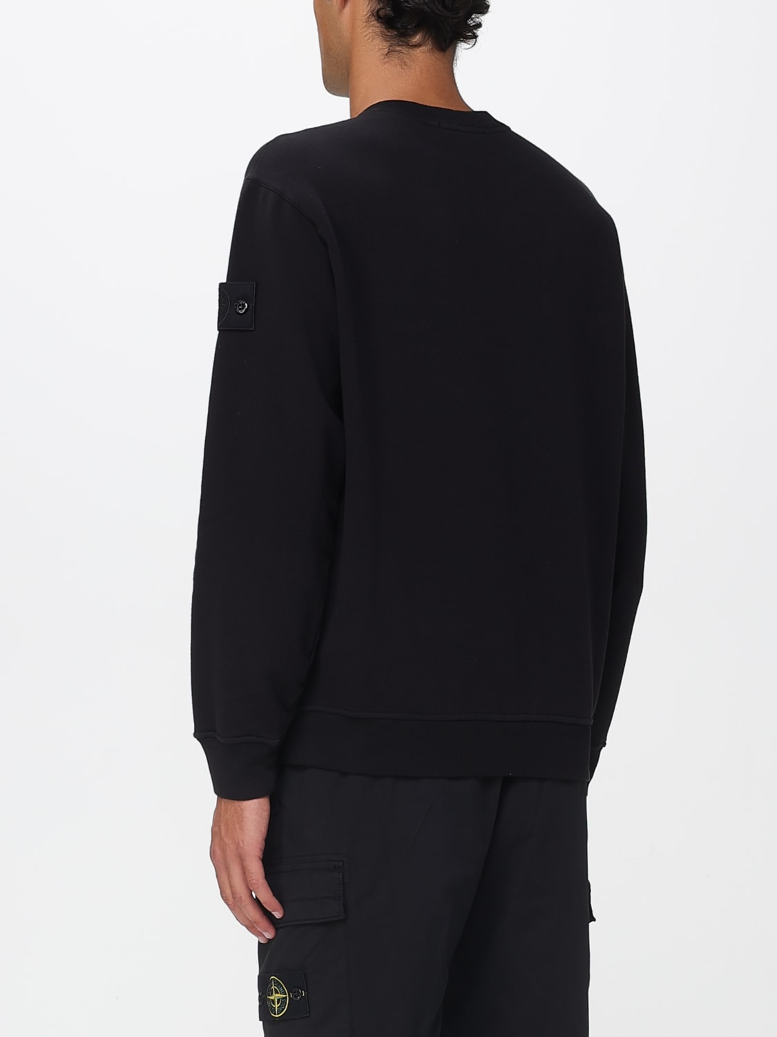 STONE ISLAND SWEATSHIRT: Sweatshirt men Stone Island, Black - Img 3