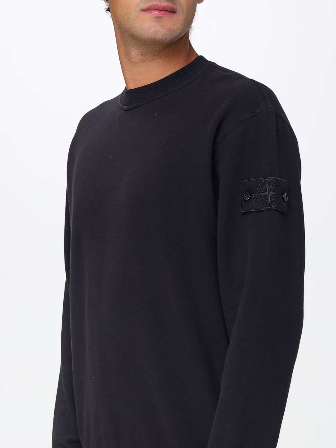 STONE ISLAND SWEATSHIRT: Sweatshirt men Stone Island, Black - Img 4