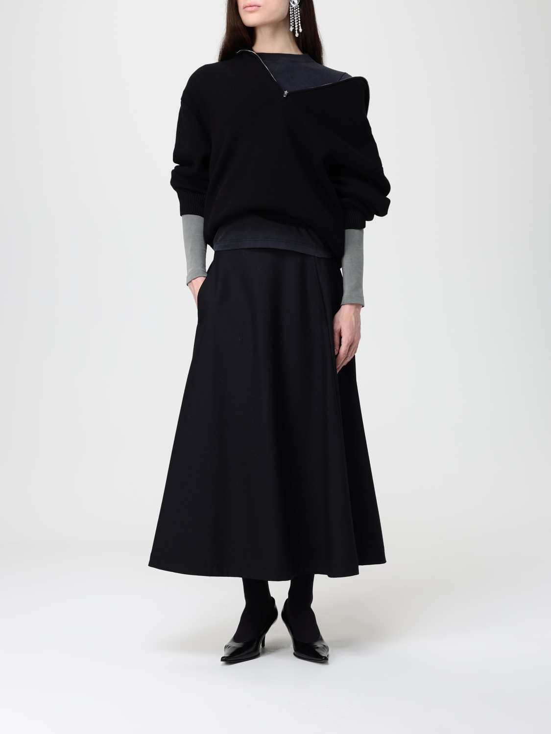 BALENCIAGA JUMPER: Sweatshirt woman Balenciaga, Black - Img 2