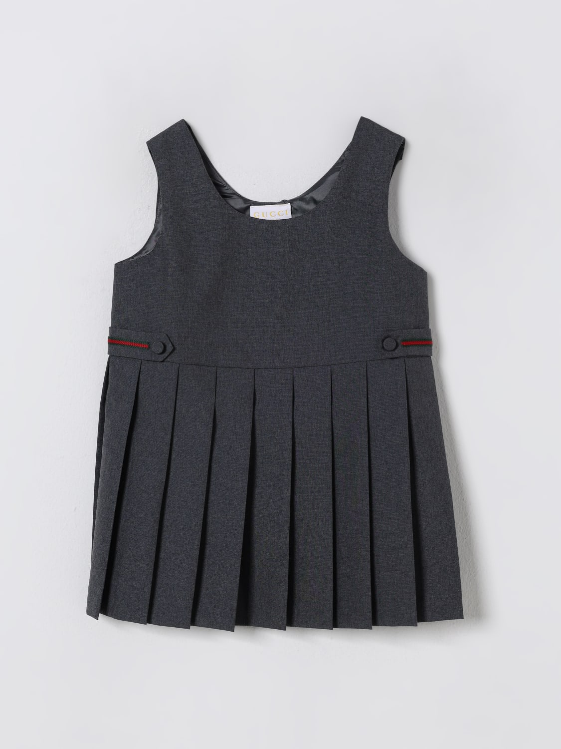 GUCCI ROMPER: Romper kids Gucci, Grey - Img 1
