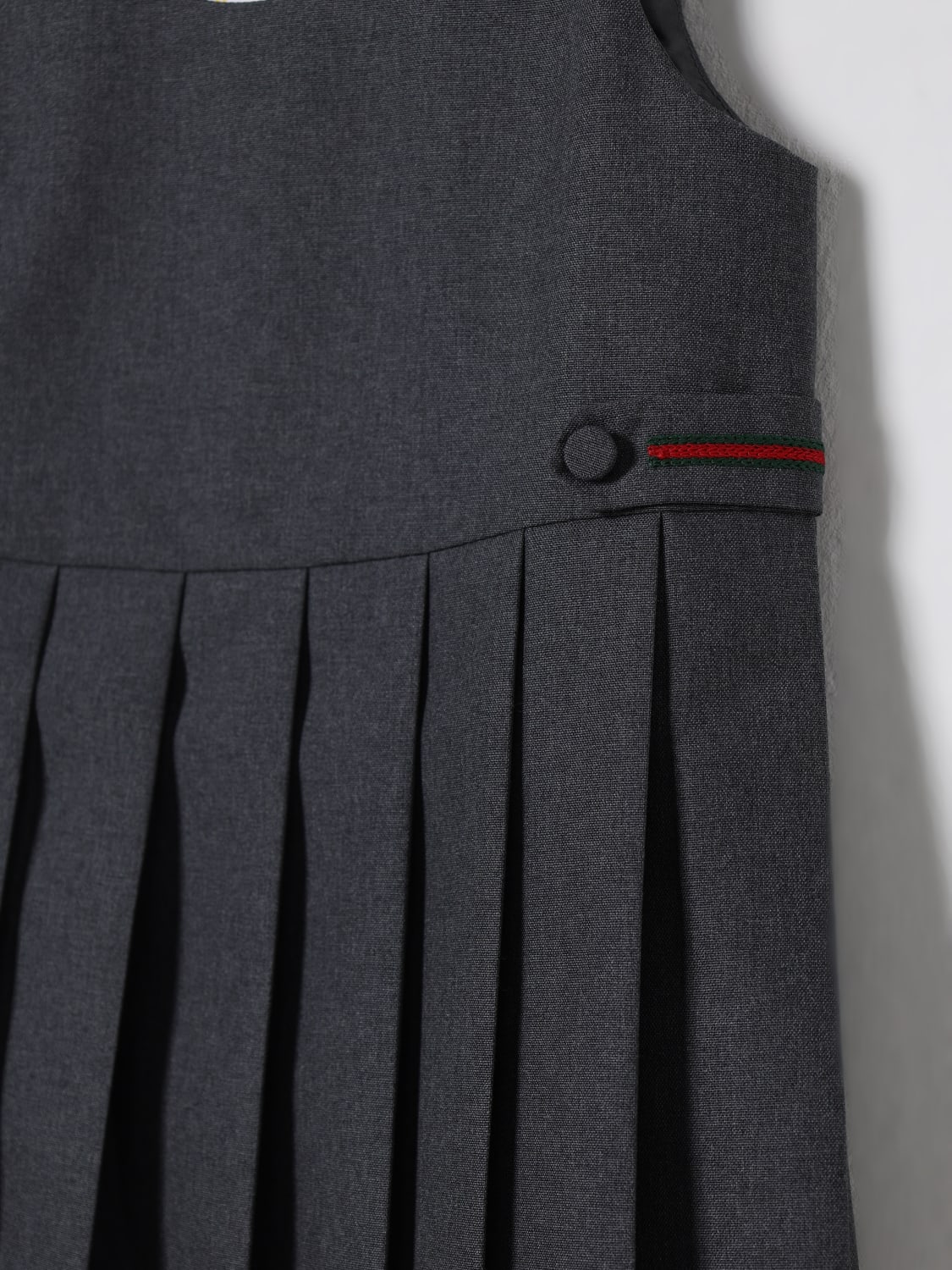 GUCCI ROMPER: Romper kids Gucci, Grey - Img 3