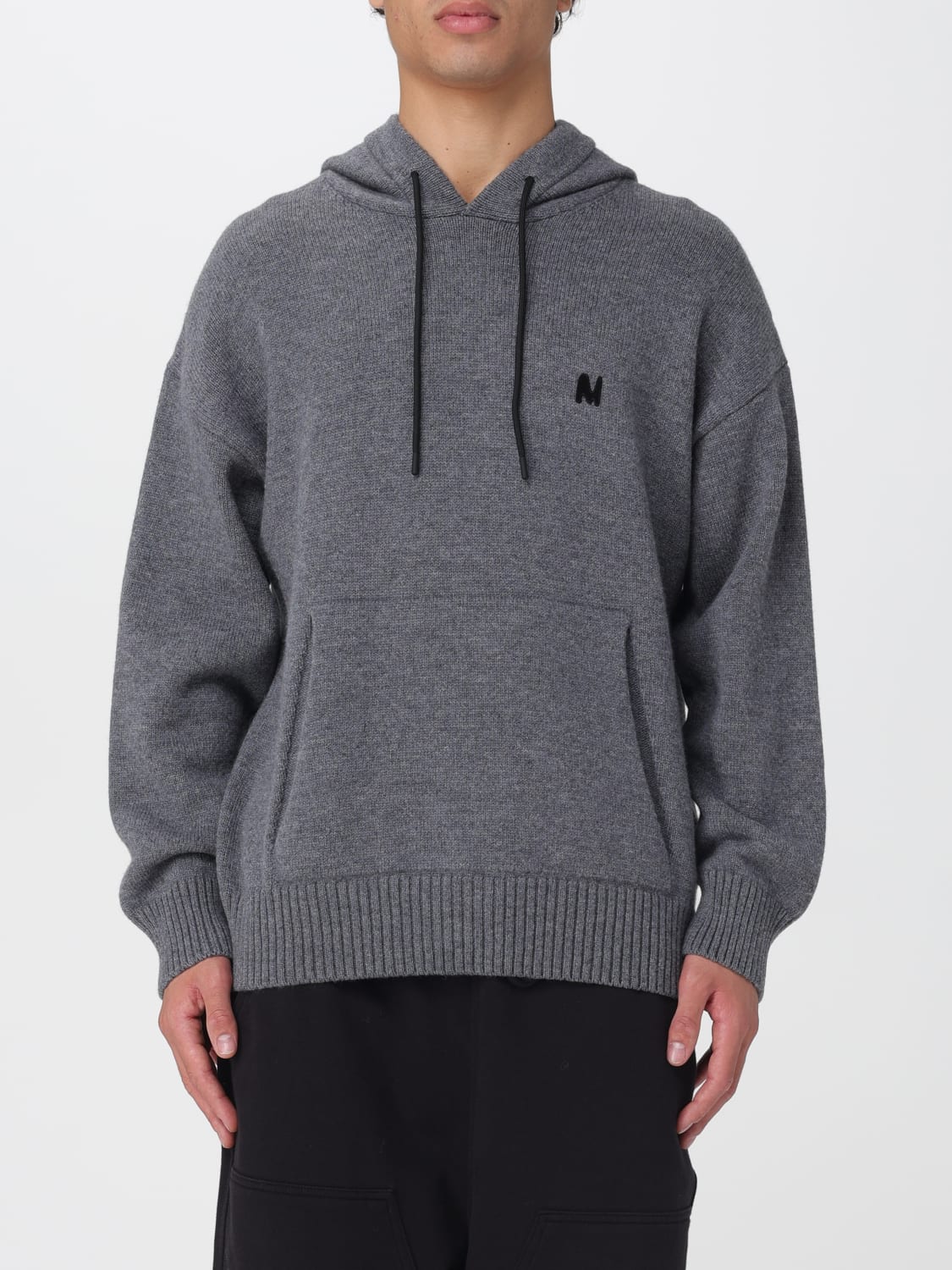 MSGM SWEATSHIRT: Sweater men MSGM, Grey - Img 1
