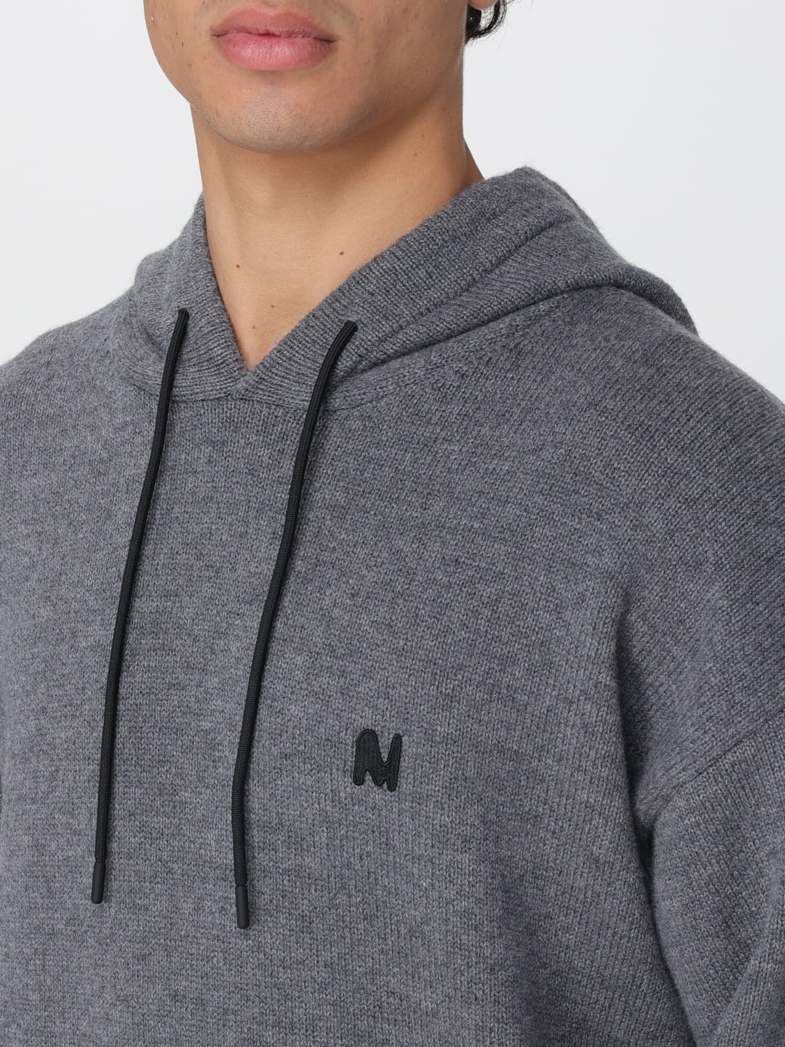 MSGM SWEATSHIRT: Sweater men MSGM, Grey - Img 3