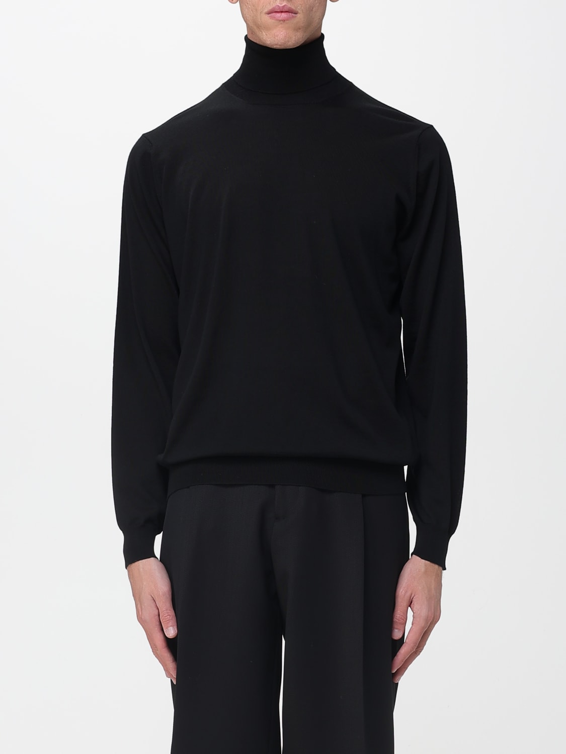 LARDINI SWEATER: Sweater men Lardini, Black - Img 1
