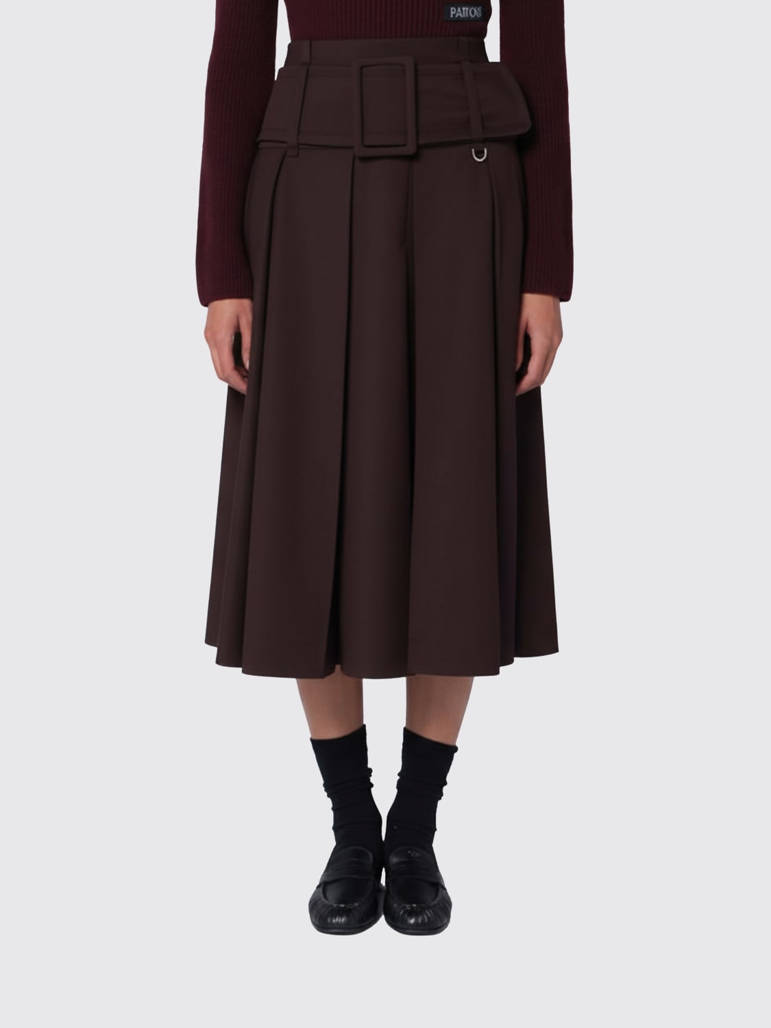 PATOU ROCK: Rock damen Patou, Ebony - Img 1