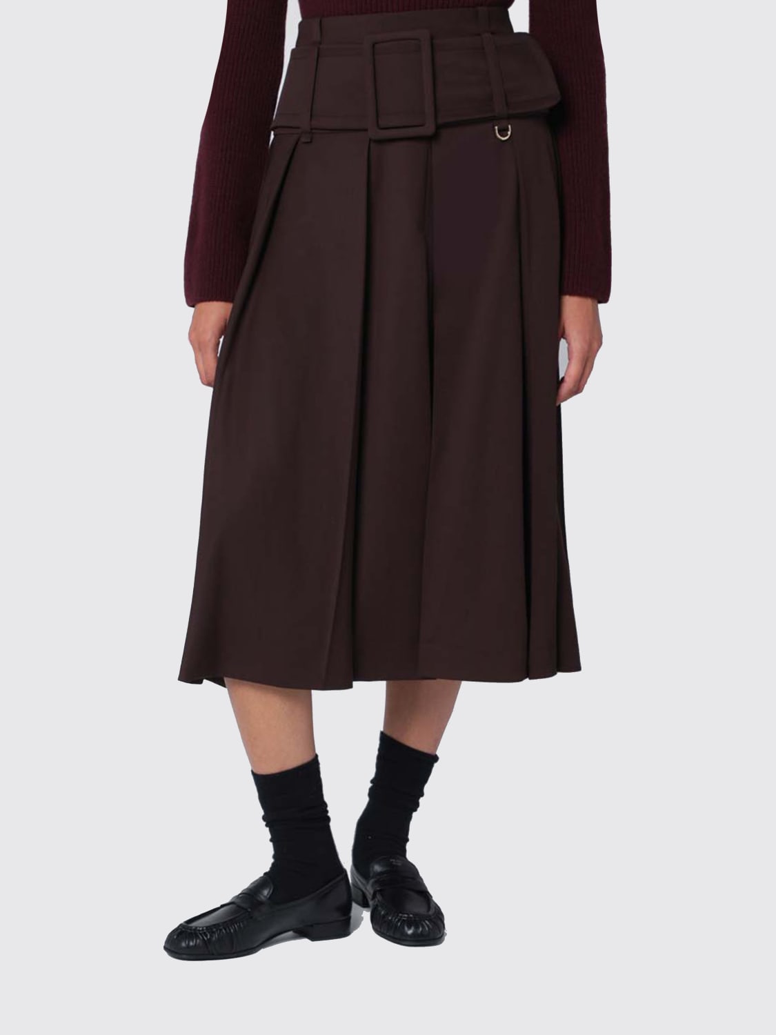 PATOU ROCK: Rock damen Patou, Ebony - Img 4