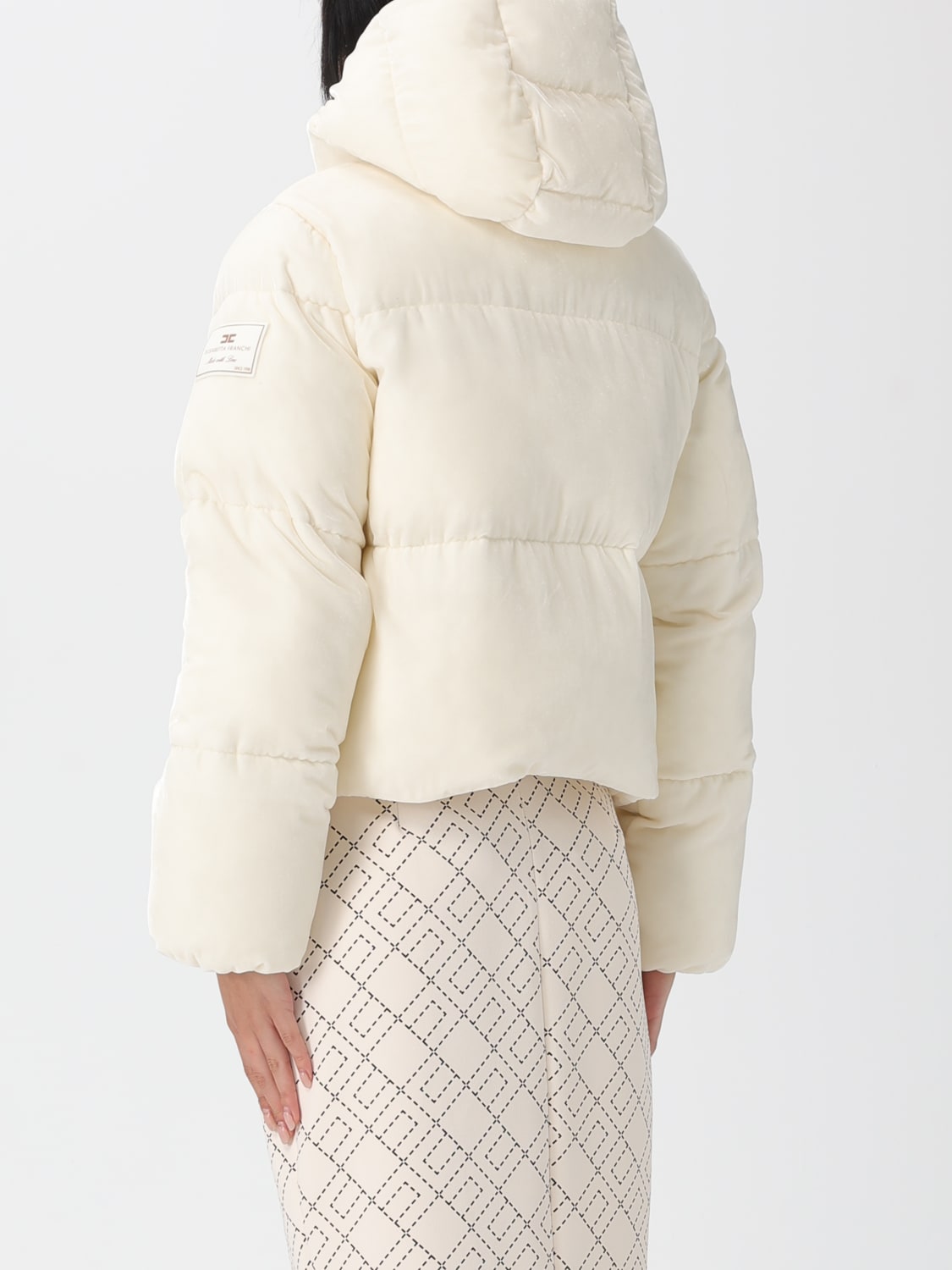 ELISABETTA FRANCHI JACKET: Blazer woman Elisabetta Franchi, White - Img 2