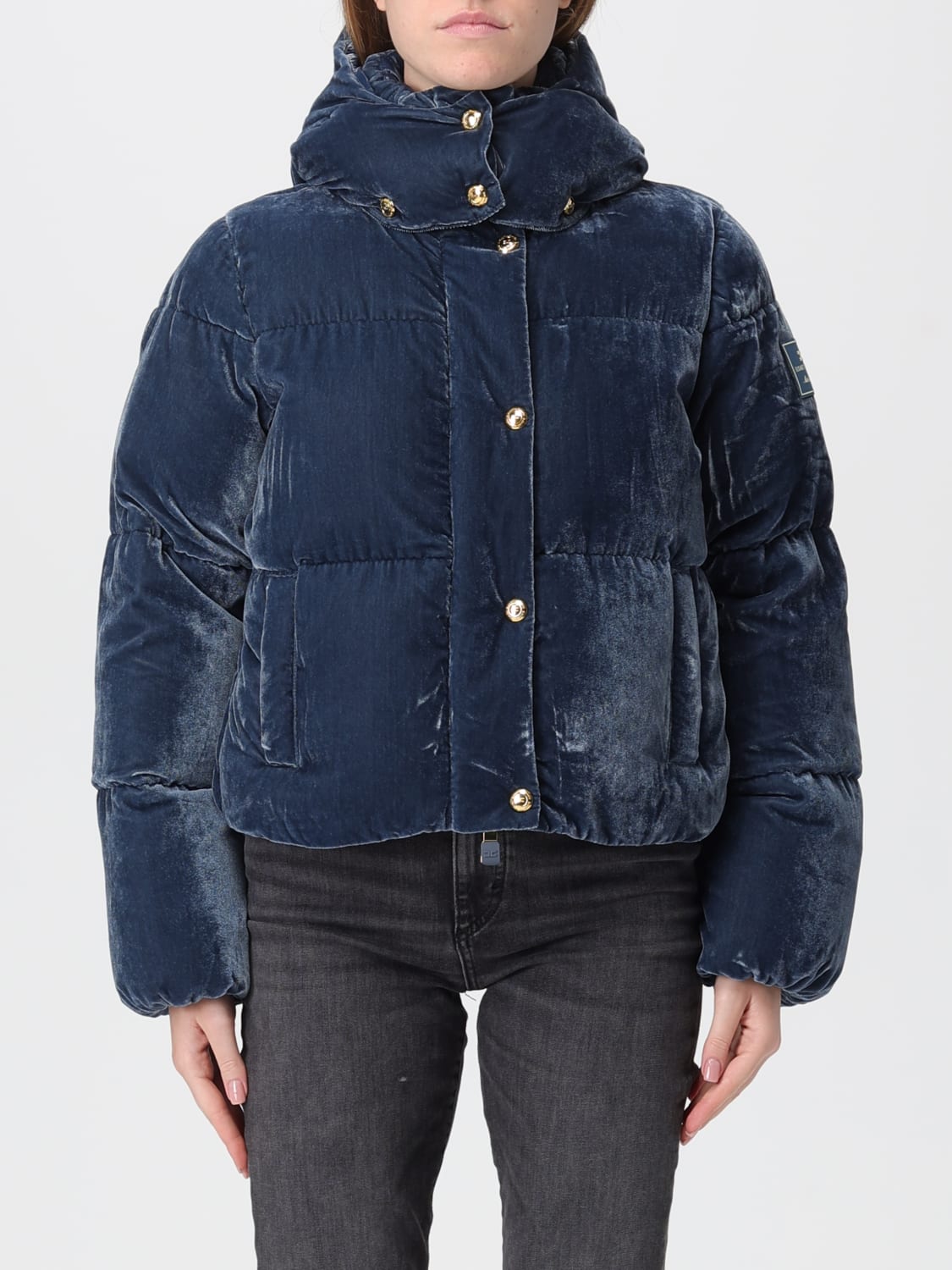 ELISABETTA FRANCHI JACKET: Blazer woman Elisabetta Franchi, Blue - Img 1