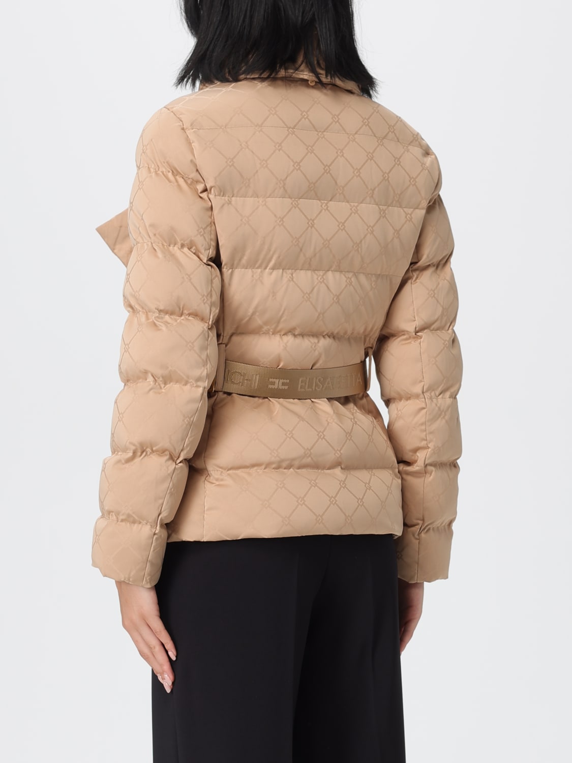 ELISABETTA FRANCHI JACKET: Blazer woman Elisabetta Franchi, Beige - Img 2