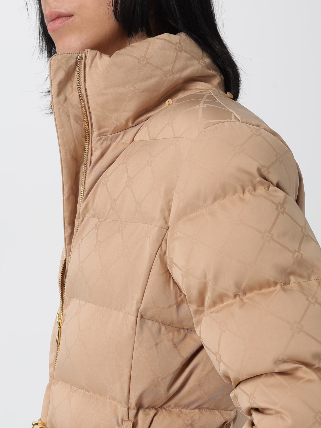 ELISABETTA FRANCHI JACKET: Blazer woman Elisabetta Franchi, Beige - Img 4