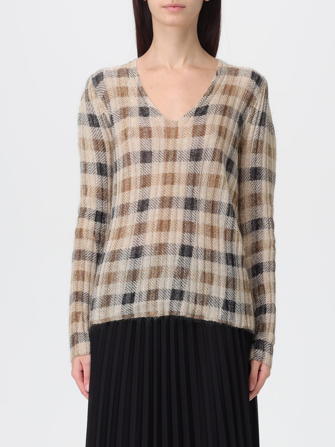 TWINSET SWEATER: Sweater woman Twinset, Camel - Img 1