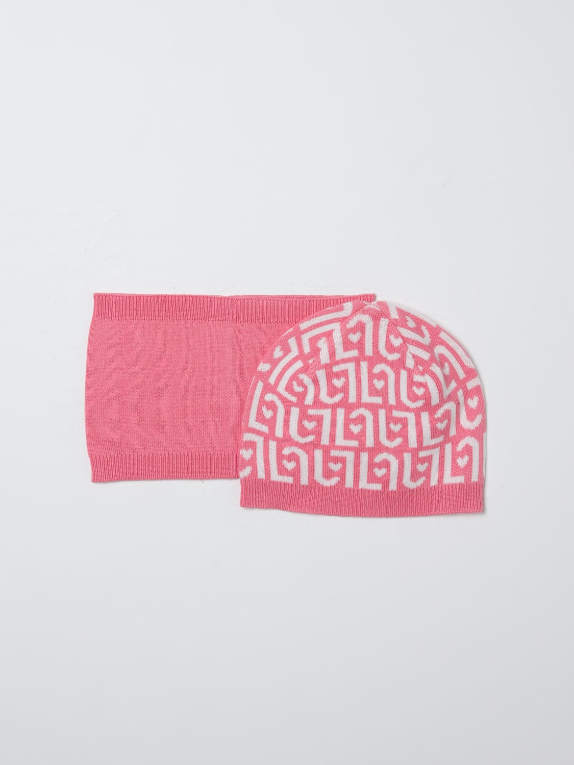 LIU JO HAT: Pack kids Liu Jo, Pink - Img 1
